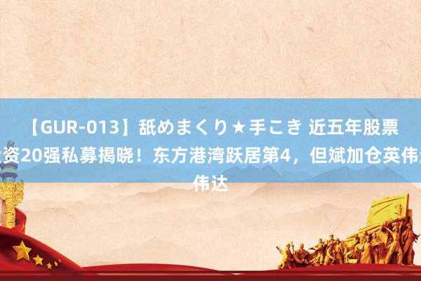 【GUR-013】舐めまくり★手こき 近五年股票投资20强私募揭晓！东方港湾跃居第4，但斌加仓英伟达